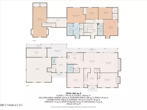 Floorplan - 112 Swallow Dr, Brandon, MS 39047 photo 3 of 3