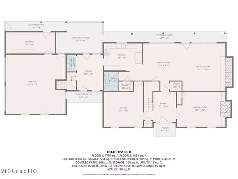 Floorplan - 112 Swallow Dr, Brandon, MS 39047 photo 1 of 3