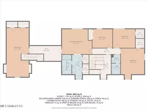 Floorplan - 112 Swallow Dr, Brandon, MS 39047 photo 2 of 3