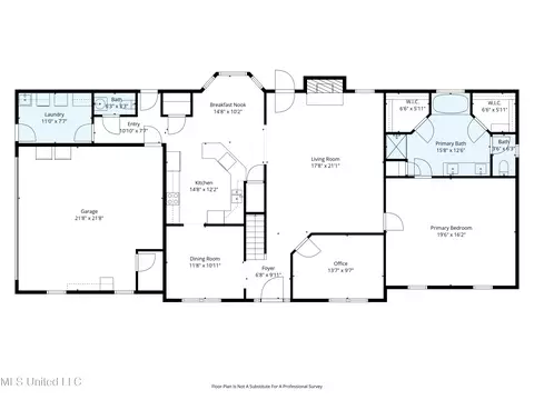 Floorplan - 681 Gaines Rd, Hernando, MS 38632 photo 1 of 3