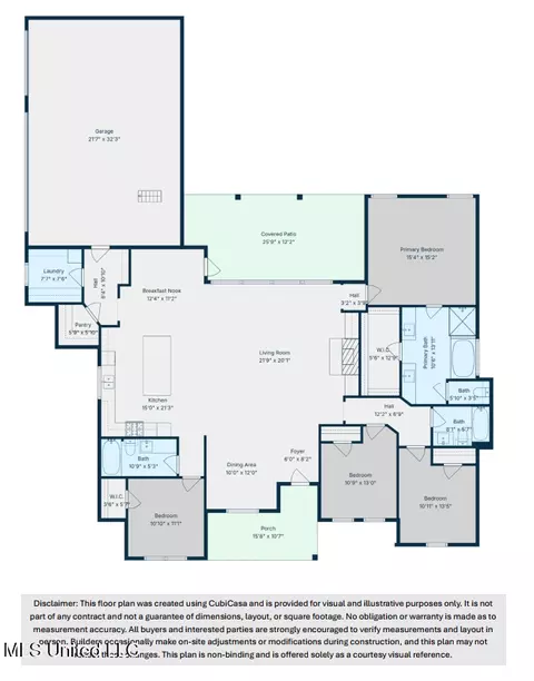 Floorplan - 408 Lennon Ln, Brandon, MS 39047 photo 1 of 2