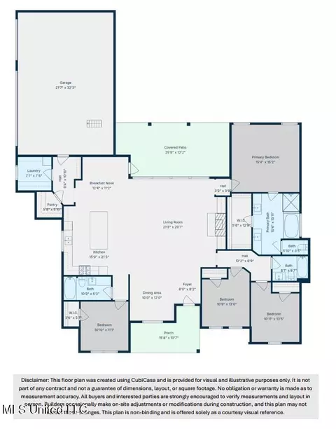 Floorplan - 408 Lennon Ln, Brandon, MS 39047 photo 2 of 2