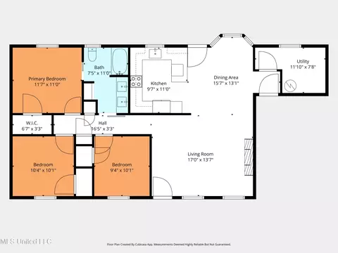 Floorplan - 215 Holland Rd, Lucedale, MS 39452 photo 1 of 1