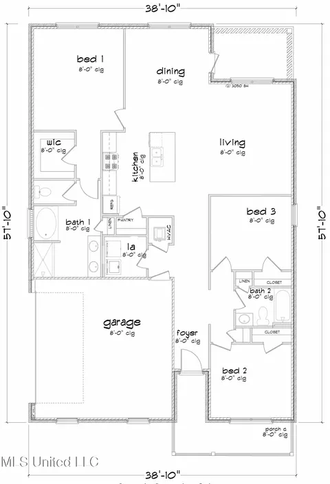 Floorplan - 45 Monarch Dr, Lucedale, MS 39452 photo 1 of 2