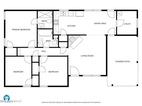 Floorplan - 1305 W Mchenry Rd, Mchenry, MS 39561 photo 1 of 1