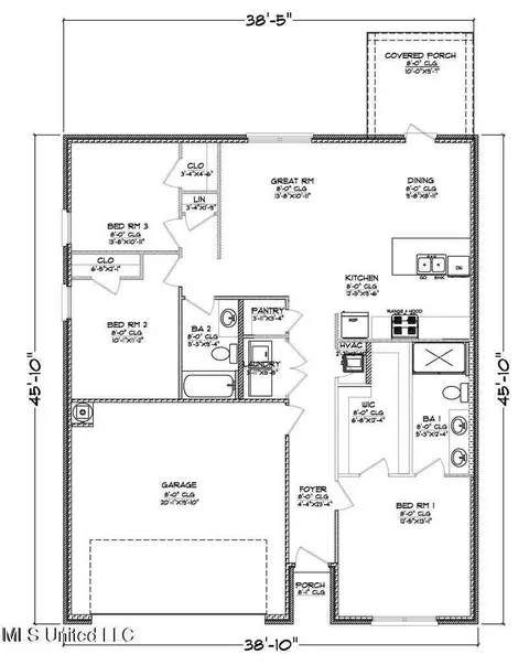 Floorplan - 29 Crown Dr, Lucedale, MS 39452 photo 1 of 1
