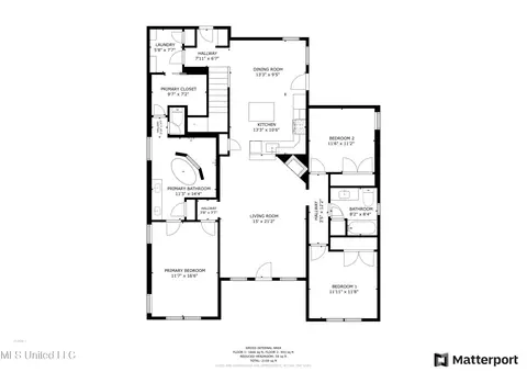 Floorplan - 3505 Kreunen St, Nesbit, MS 38651 photo 1 of 2