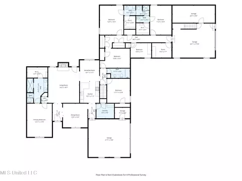 Floorplan - 33 W Foxwood Cir #W, Hernando, MS 38632 photo 1 of 3
