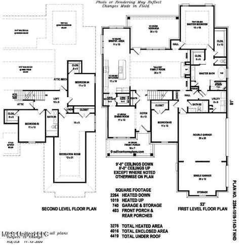 Floorplan - 1762 Cane Creek Dr, Hernando, MS 38632 photo 2 of 2