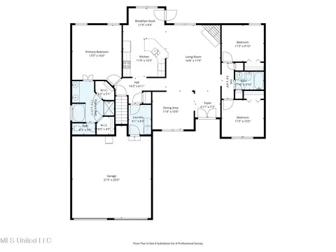 Floorplan - 67 E Shady Lane Cv, Hernando, MS 38632 photo 3 of 3