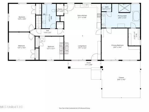 Floorplan - 25 S Robertson Rd, Hernando, MS 38632 photo 1 of 3