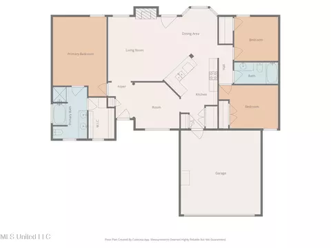 Floorplan - 5841 Blocker St, Olive Branch, MS 38654 photo 1 of 1