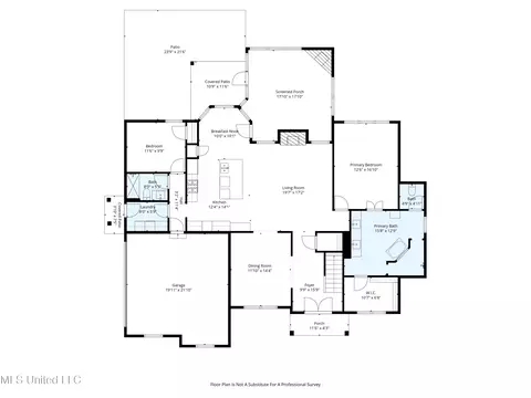 Floorplan - 4883 W Oak Grove Rd, Hernando, MS 38632 photo 2 of 3