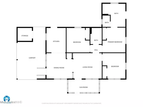 Floorplan - 5137 Bay Ave, Moss Point, MS 39563 photo 1 of 1