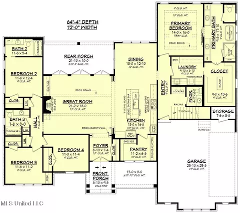 Floorplan - 5228 Crick Ln, Hernando, MS 38632 photo 1 of 1