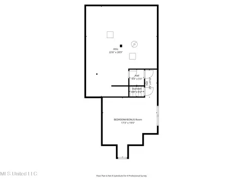 Floorplan - 1802 Millers Cv, Nesbit, MS 38651 photo 2 of 3