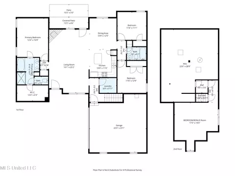 Floorplan - 1802 Millers Cv, Nesbit, MS 38651 photo 3 of 3