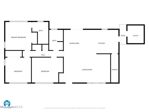 Floorplan - 320 Carter Rd, Biloxi, MS 39531 photo 1 of 1