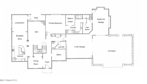 Floorplan - 302 Crimson Crowne, Flowood, MS 39232 photo 1 of 4