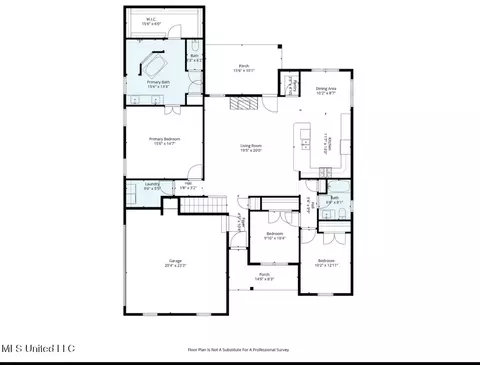 Floorplan - 1207 Howell Way, Hernando, MS 38632 photo 1 of 3
