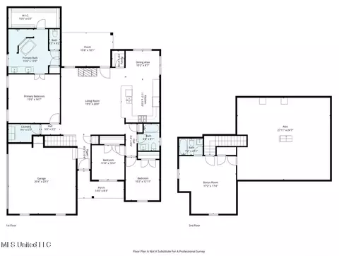 Floorplan - 1207 Howell Way, Hernando, MS 38632 photo 3 of 3
