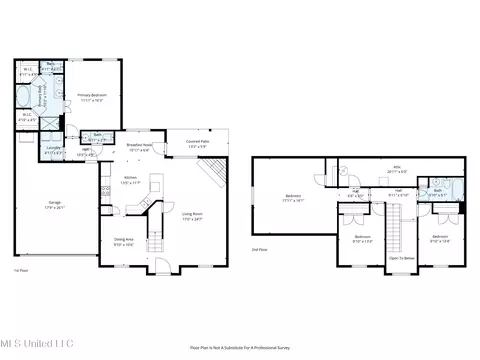 Floorplan - 7207 Maple Grove Rd, Olive Branch, MS 38654 photo 1 of 3