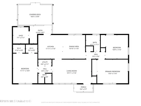 Floorplan - 2815 Tara Rd, Jackson, MS 39212 photo 1 of 2