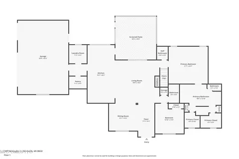 Floorplan - 7899 Remington Cv, Hernando, MS 38632 photo 2 of 3