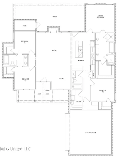 Floorplan - 322 Tremont Dr, Florence, MS 39073 photo 1 of 1