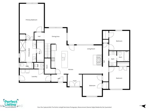 Floorplan - 1134 Sandy Betts Rd, Nesbit, MS 38651 photo 2 of 3