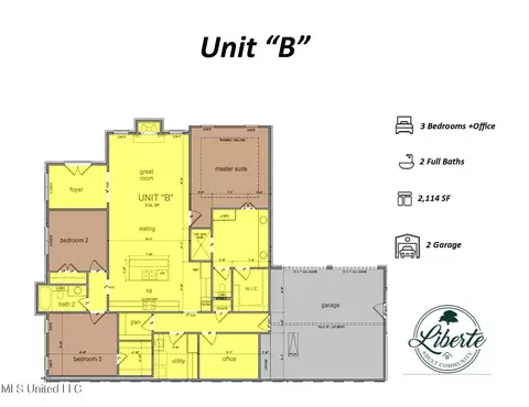 Floorplan - 220 Freedom Ring Dr, Brandon, MS 39047 photo 2 of 2