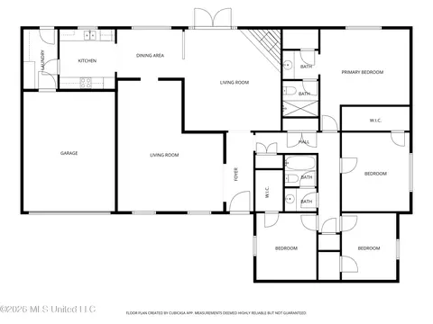 Floorplan - 43 Stonegate Dr, Brandon, MS 39042 photo 1 of 1