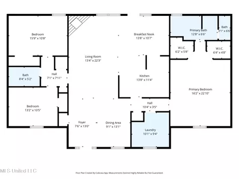 Floorplan - 78 Percy Oneal Rd, Mchenry, MS 39561 photo 1 of 1