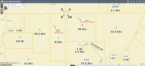 Nsn Delancey Road, Perkinston, MS 39573