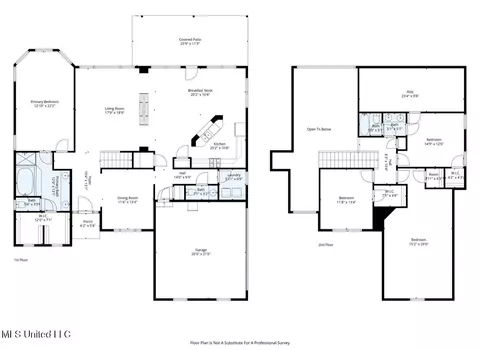 Floorplan - 1884 W Keenlan Dr, Hernando, MS 38632 photo 3 of 6
