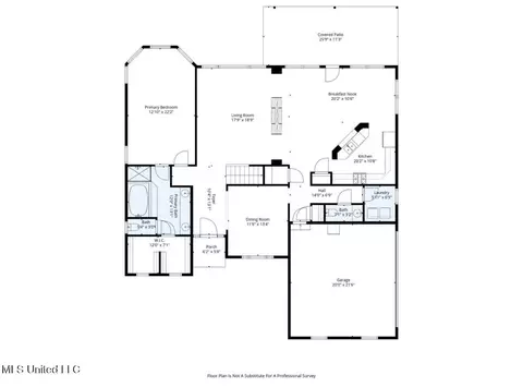 Floorplan - 1884 W Keenlan Dr, Hernando, MS 38632 photo 4 of 6