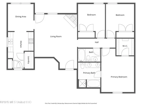 Floorplan - 205 Edge Water Branch Dr, Brandon, MS 39042 photo 2 of 2