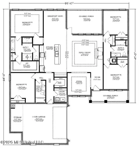 Floorplan - 14219 Cabernet St, Vancleave, MS 39565 photo 2 of 2
