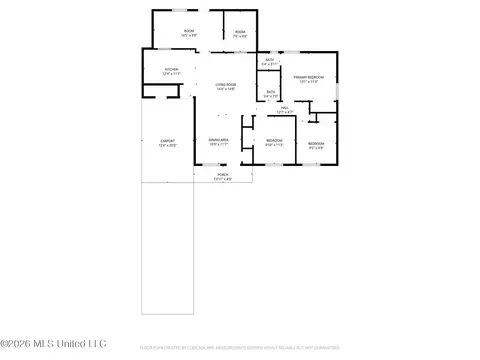 Floorplan - 5770 Queen Mary Ln, Jackson, MS 39209 photo 1 of 1
