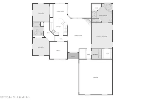 Floorplan - 301 Spring Hill Pt, Brandon, MS 39047 photo 1 of 1