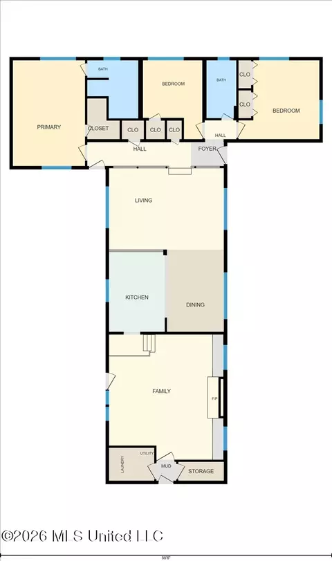 Floorplan - 4429 Forest Park Dr, Jackson, MS 39211 photo 1 of 1