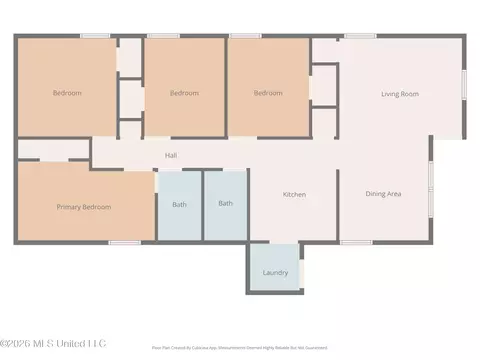Floorplan - 3448 Prichard Rd, Coldwater, MS 38618 photo 2 of 2