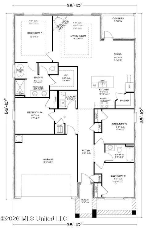 Floorplan - 14163 Tern Blvd, Biloxi, MS 39532 photo 1 of 2