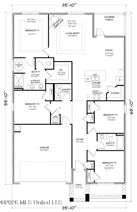 Floorplan - 14163 Tern Blvd, Biloxi, MS 39532 photo 2 of 2