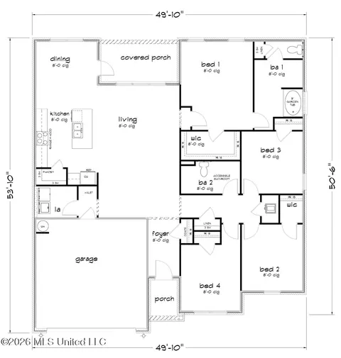 Floorplan - 9380 Reserve Blvd, Biloxi, MS 39532 photo 1 of 2