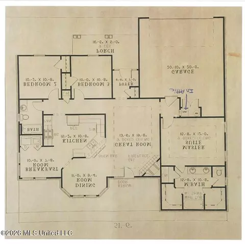 Floorplan - 113 Fox Run, Mccomb, MS 39648 photo 1 of 1