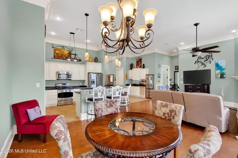 Dining - 210 Fairway Villa, Diamondhead, MS 39525 photo 1 of 2
