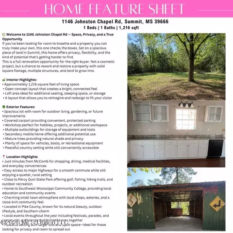 Other - 1146 Johnston Chapel Rd, Summit, MS 39666 photo 2 of 12