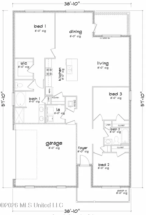 Floorplan - 15 Crown Dr, Lucedale, MS 39452 photo 1 of 2