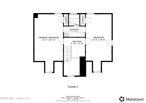 Floorplan - 5780 Honey Oak Dr, Hernando, MS 38632 photo 2 of 2